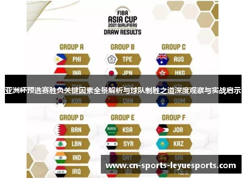 亚洲杯预选赛胜负关键因素全景解析与球队制胜之道深度观察与实战启示